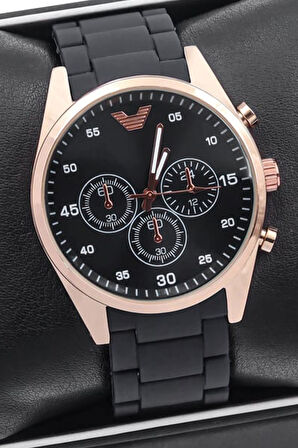 Erkek Cüzdan & Elektronik Çakmak & Silikon Kordon Erkek Kol Saati & Anahtarlık Hediye Seti