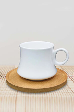 Beyaz Çerçeve & Peluş Ayıcık & Kurutulmuş Çiçek Buketi & Porselen Beyaz Fincan Hediye Seti