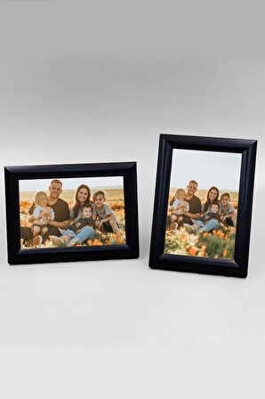 Siyah Çerçeve & Siyah Defter & Tükenmez Kalem & Siyah Kupa & Yapay Mini Ağaç Hediye Seti