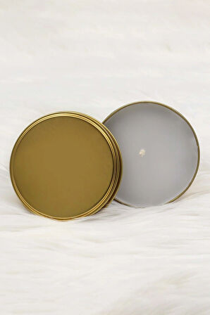 Kupa & Gold Metal Kutulu Mum & Eyüp Sabri Tuncer 150ml Sprey Kolonya & Bitki Çayı Hediye Seti