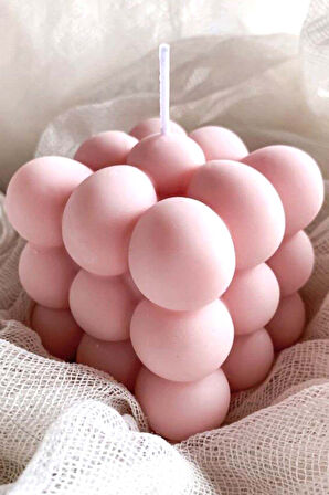 Flamingo Baskılı Peştemal & Pembe Bubble Mum & Kupa & Peştemal Hediye Seti