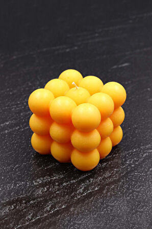 Turuncu Fincan & Motifli Peştemal & Turuncu Bubble Mum & Teashop 2'li Bitki Çayı Hediye Seti