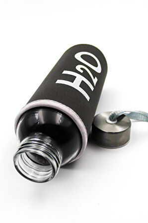 Kılıflı 500 Ml Siyah Matara & Alerya Premium Filtre Kahve & French Press & Siyah Kupa Hediye Seti