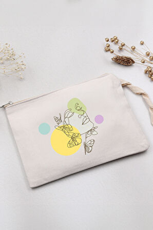 Baskılı Ham Bez Çanta & Sarı Defter & Beyaz Tükenmez Kalem & Kupa & Sarı Çerçeve Hediye Seti