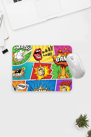 Mouse Pad & Siyah Tükenmez Kalem & Sarı Defter & Kupa & Su Matarası Hediye Seti