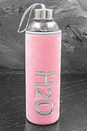 Mouse Pad & Kupa & Beyaz Defter & Peluş Kılıflı Cam Matara & Pembe Tükenmez Kalem Hediye Seti