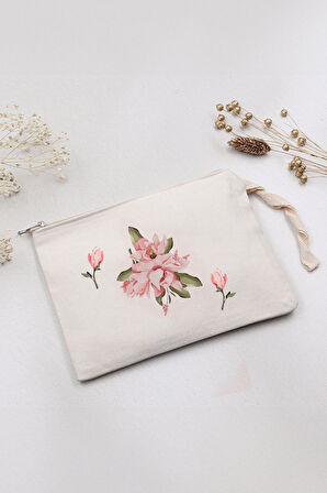 Bez Çanta & Pembe Fincan & Wish of Love Parfüm Hediye Seti