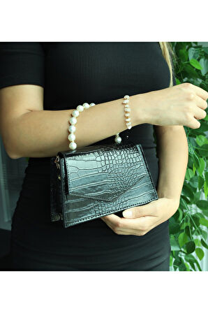 İnci Çantalı Hediye Seti