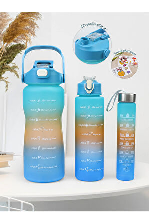 3'lü Yavrulu Motivasyon Matarası