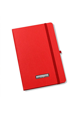 Kişiye Özel 500 ML Beyaz Termos & Mousepad & Kırmızı Defter & Kalemlik