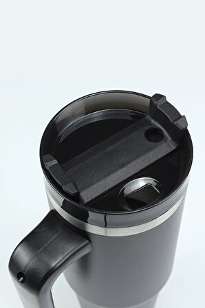 Pipetli Kulplu 900ml Termos