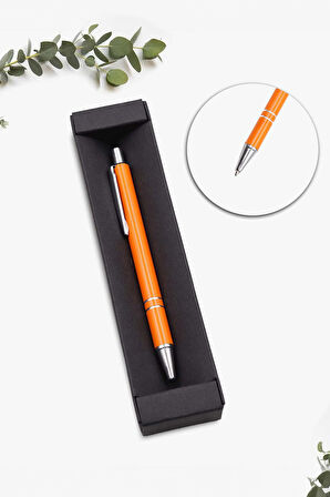 Mermer Desen Defter & Kupa & Turuncu Tükenmez Kalem & Metal Kutulu Mum & Beyaz İnstagram Çerçeve