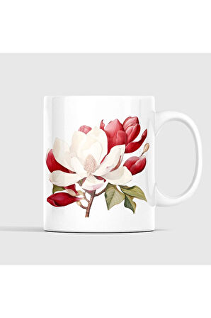 Çiçekli Kupa, Romantik Çiçekli Kupa, Kupa Baskı