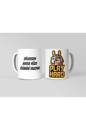 Oyun Konsolu, Gamer, Playstation Konsolu, Gamer Kahve Kupası