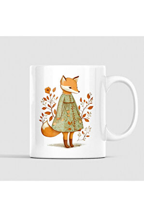 Tilki Masal Kahramanı Kahve Kupası