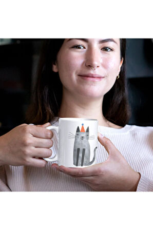 Kedili Kupa Yüksek Kalite Kupa Baskı