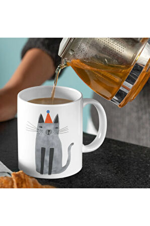 Kedili Kupa Yüksek Kalite Kupa Baskı