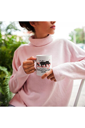 Tembel Kedi, Esprili Eğlenceli Kahve Kupası