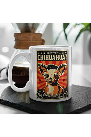 Chihuahua - Şivava Kupa - Kaliteli Kupa Baskı - Köpekli Kupa