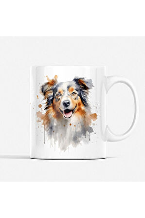Australian Shepherd Köpekli Kupa