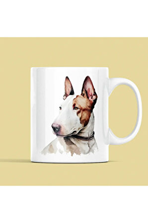 Bull Terrier Köpekli Kupa