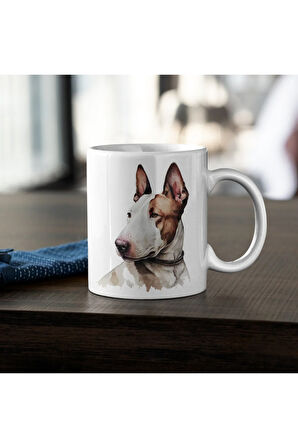 Bull Terrier Köpekli Kupa