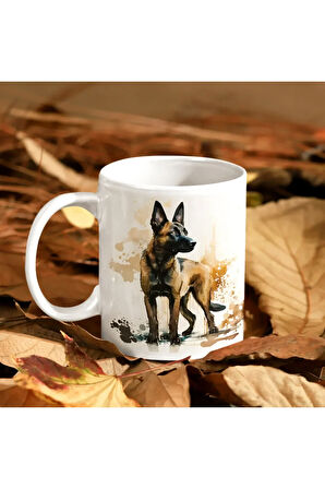 Belçika Malinois Köpekli Kupa