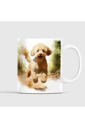 Poodle Kahve Kupası, Poodle Köpek Malzemeleri, Kahve Kupası