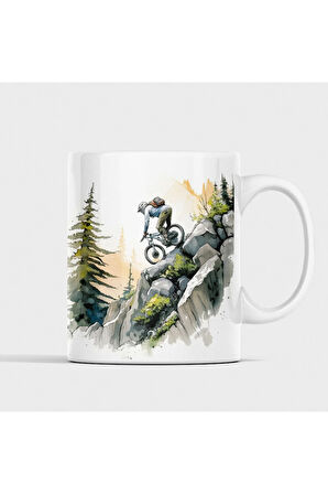 Bisikletçi, Bisiklet Temalı Kahve Kupası, Bisiklet Tutkunu, Bisiklet