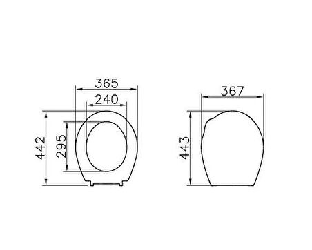 18-003-002 Beyaz Yakut Klozet Kapagı