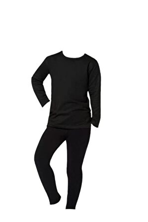 Erkek Çocuk Siyah Termal Takım