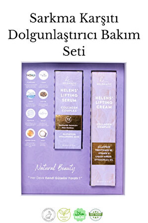 Sarkma Karşıtı Dolgunlaştırıcı Bakım Seti-Care Box Helen's Lifting Series