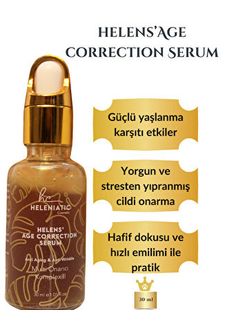  Erkek Yaşlanma Ve Kırışıklık Karşıtı Serum - Helens' Age Correction Serum-30ml