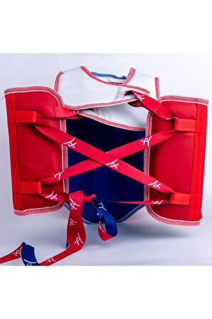 Safeguard-Selfguard Vücut Göğüs Koruyucu Yelek Çift Yönlü + Kapalı Camlı Mantar Kask Birlikte