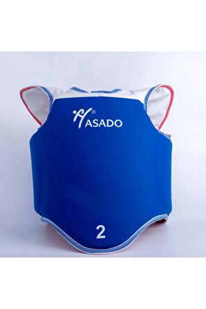 Safeguard-Selfguard Taekwondo Vücut Göğüs Koruyucu Çift Yönlü + Açık Mantar Kask