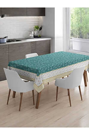 Turkuaz Rüyası: Doğanın Renkleri Masa Örtüsü