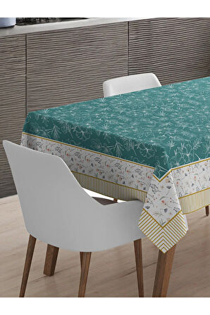 Turkuaz Rüyası: Doğanın Renkleri Masa Örtüsü