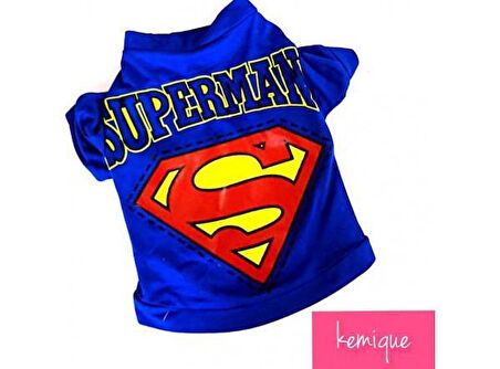 SUPERMAN Kedi Tişört Dual