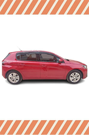 Peugeot 308 2013 Ve Sonrası 4'lü Mügen Tip Cam Rüzgarlığı