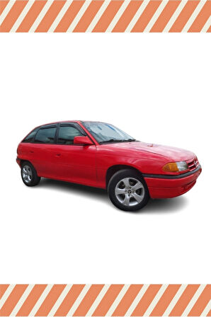 Opel Astra F Hb Sedan 1991-1997 4'lü Mügen Tip Cam Rüzgarlığı
