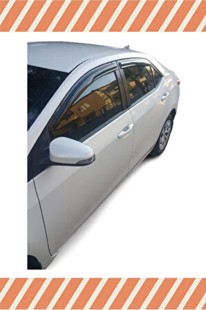 Toyota Corolla 2013-2018 4'lü Mügen Tip Cam Rüzgarlığı