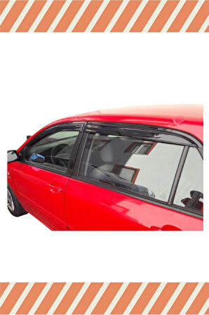 Toyota Corolla Hb 2001-2007 4'lü Mügen Tip Cam Rüzgarlığı