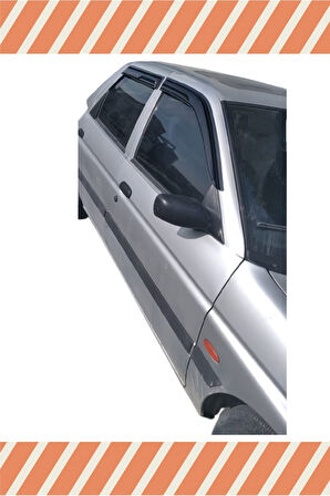 Ford Escord Sedan Tüm 4'lü Mügen Tip Cam Rüzgarlığı