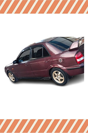 Mazda 323 Sedan 1999-2003 4'lü Mügen Tip Cam Rüzgarlığı