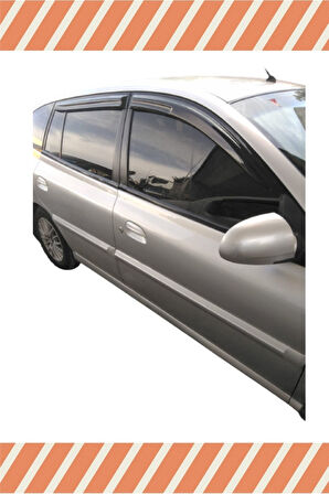 Kıa Rio Sw 2003-2005 4'lü Mügen Tip Cam Rüzgarlığı