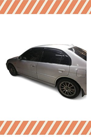 Honda Civic Sedan 2001-2007 4'lü Mügen Tip Cam Rüzgarlığı