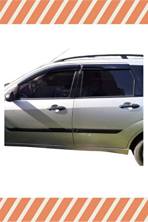 Ford Focus 1 Stw 1998-2004 4'lü Mügen Tip Cam Rüzgarlığı