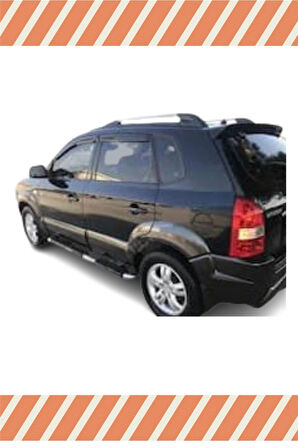Hyundai Tucson 2005-2010 4'lü Mügen Tip Cam Rüzgarlığı