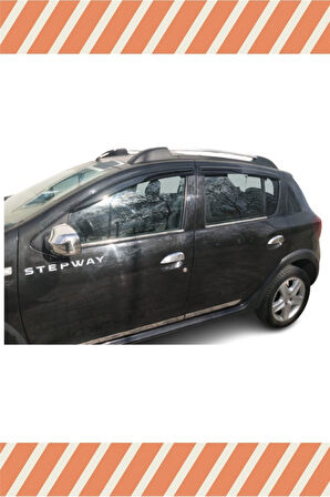Dacıa Stepway 2013 -2020 4'lü Mügen Tip Cam Rüzgarlığı