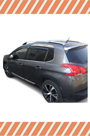 Peugeot 2008 2013-2019 4'lü Mügen Tip Cam Rüzgarlığı